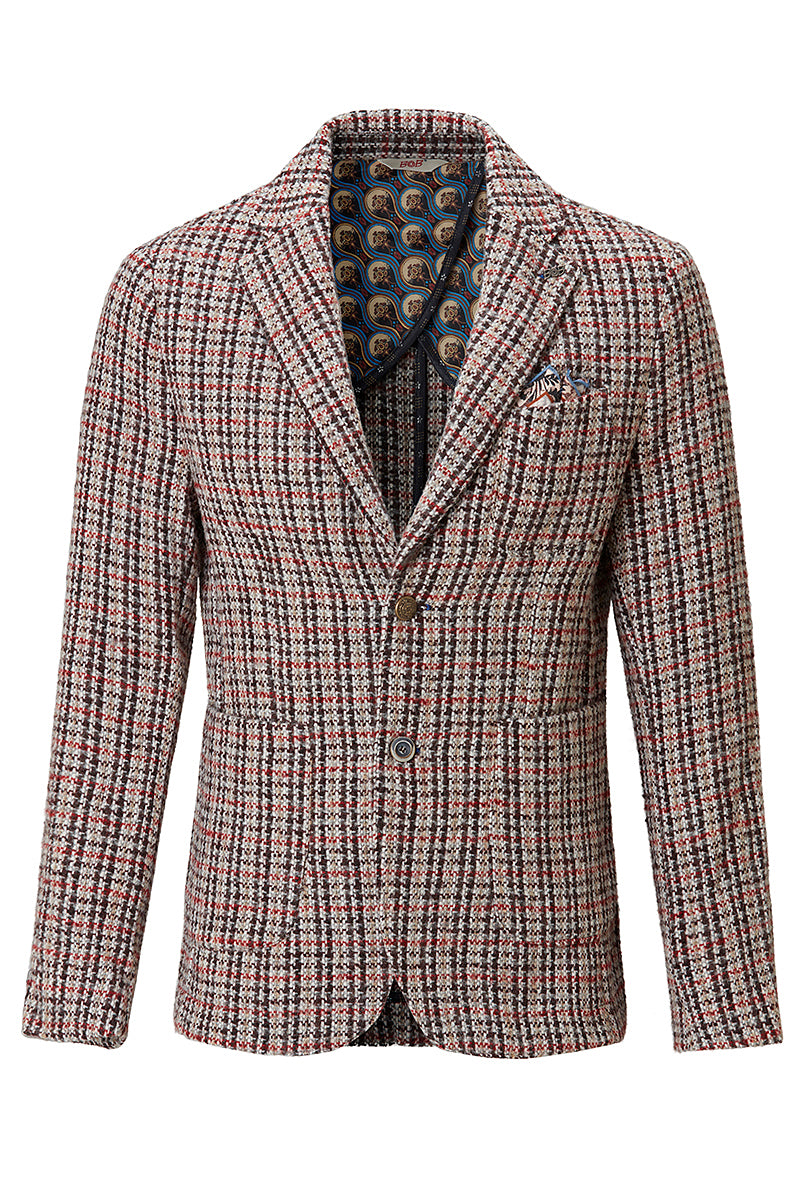 POCK123T ガンクラブチェックパターンジャケット / Col：VAR3 グリーン