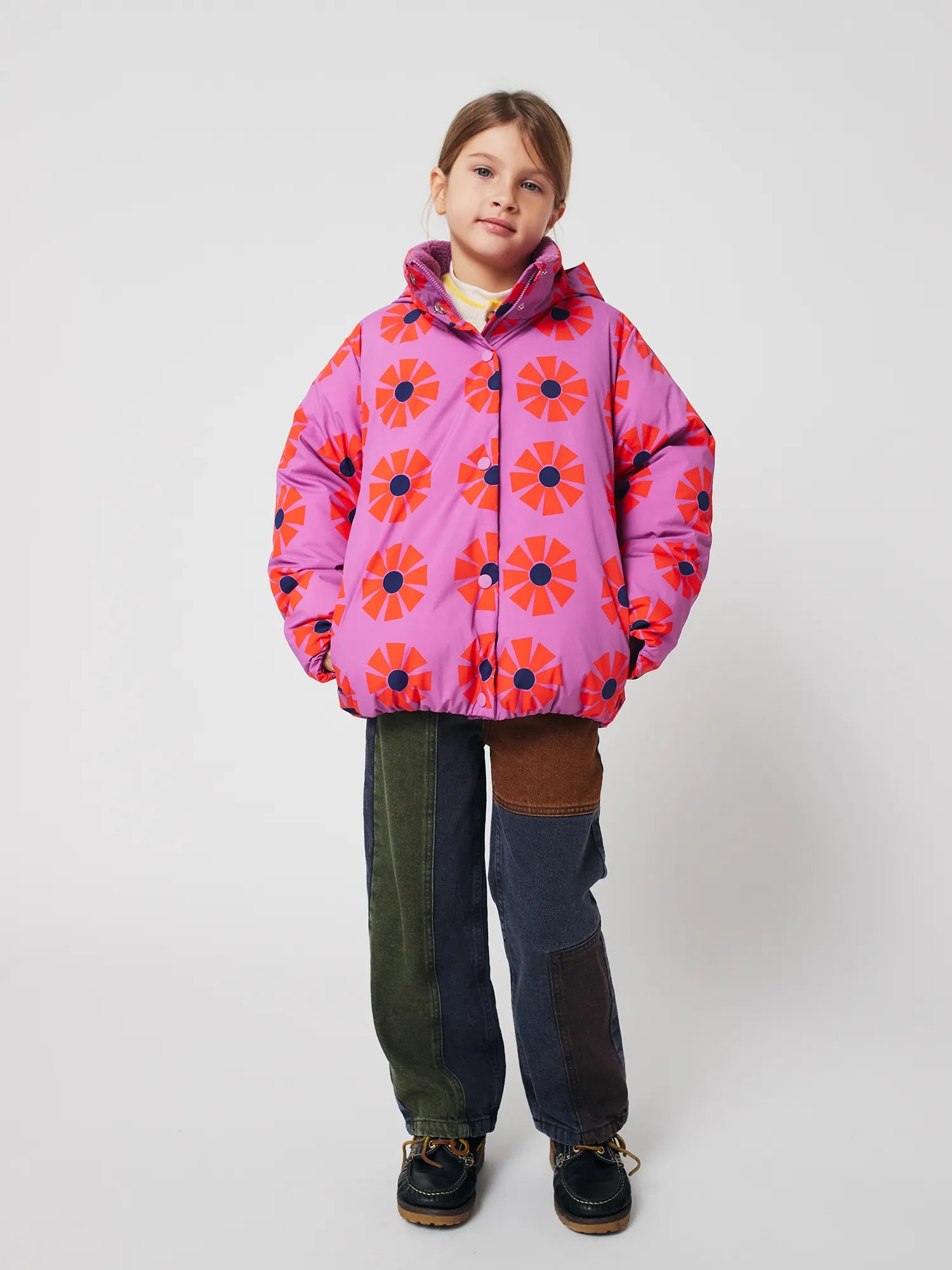 Kaleidoscope all over anorak for Children | Bobo Choses