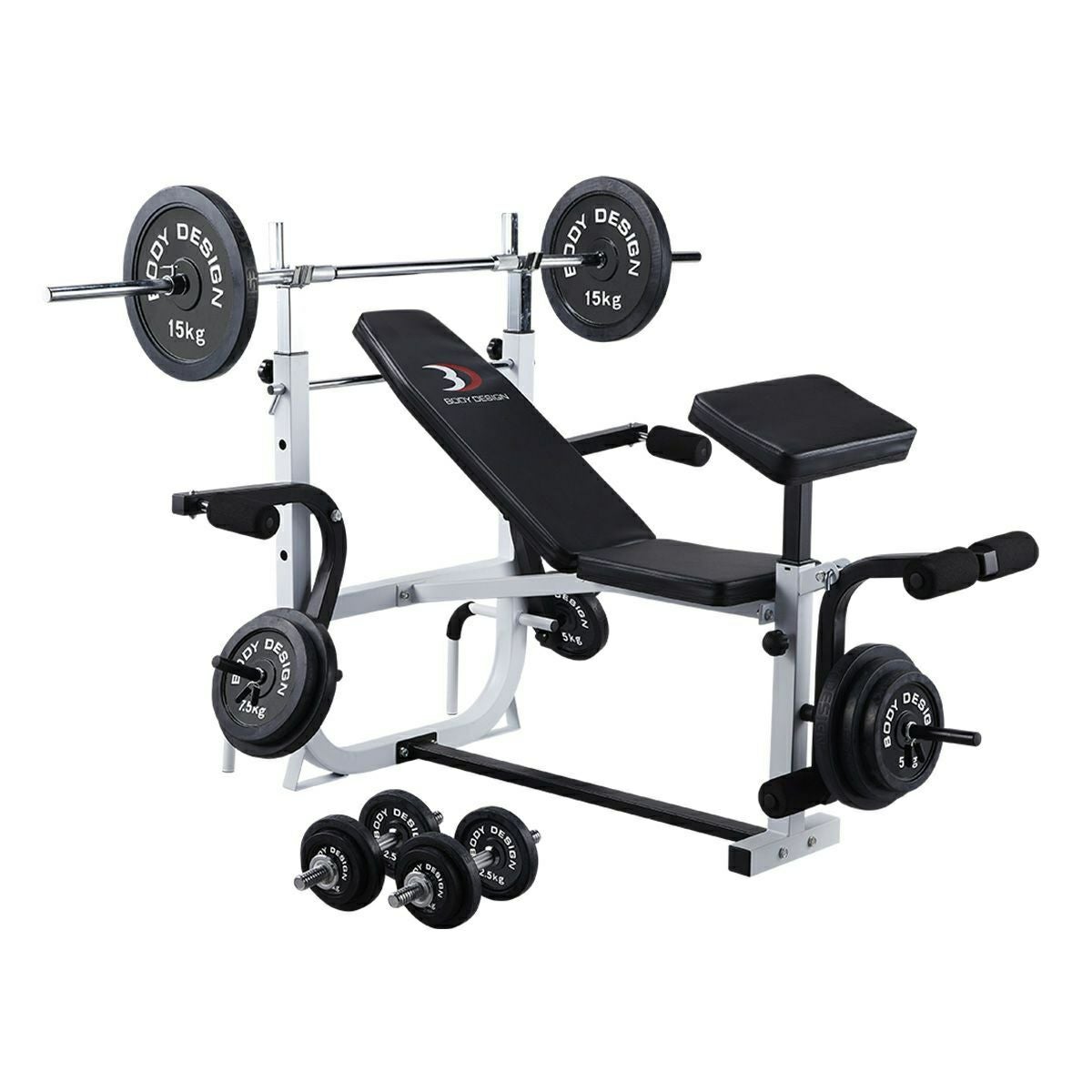 ホームビルダーパック / ラバーバーベルセット100kg / シャフト180cm