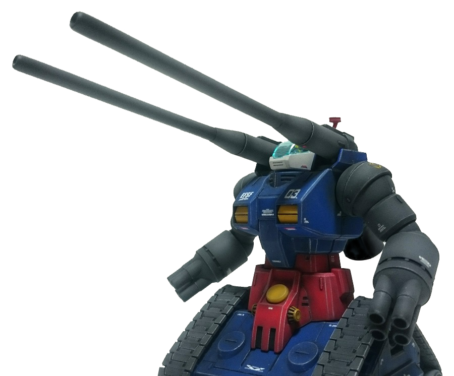 HGUC ガンタンク完成（塗装改修済み）