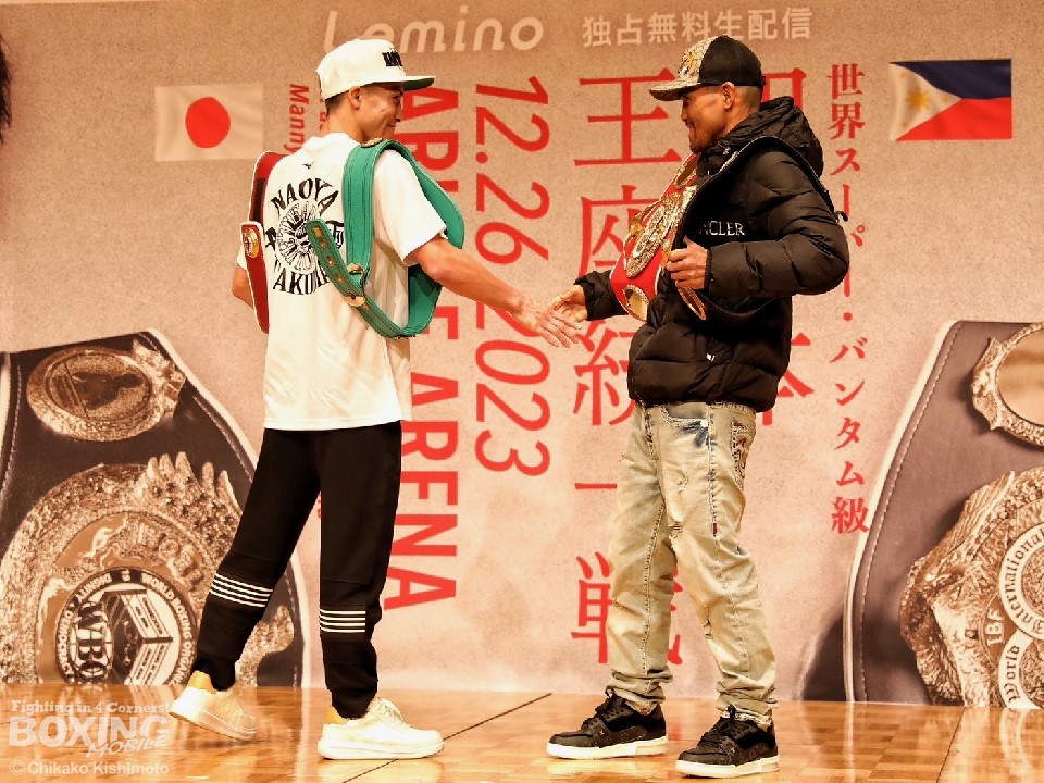 井上尚弥とタパレスが健闘を誓う! | ボクモバニュース | ボクシング