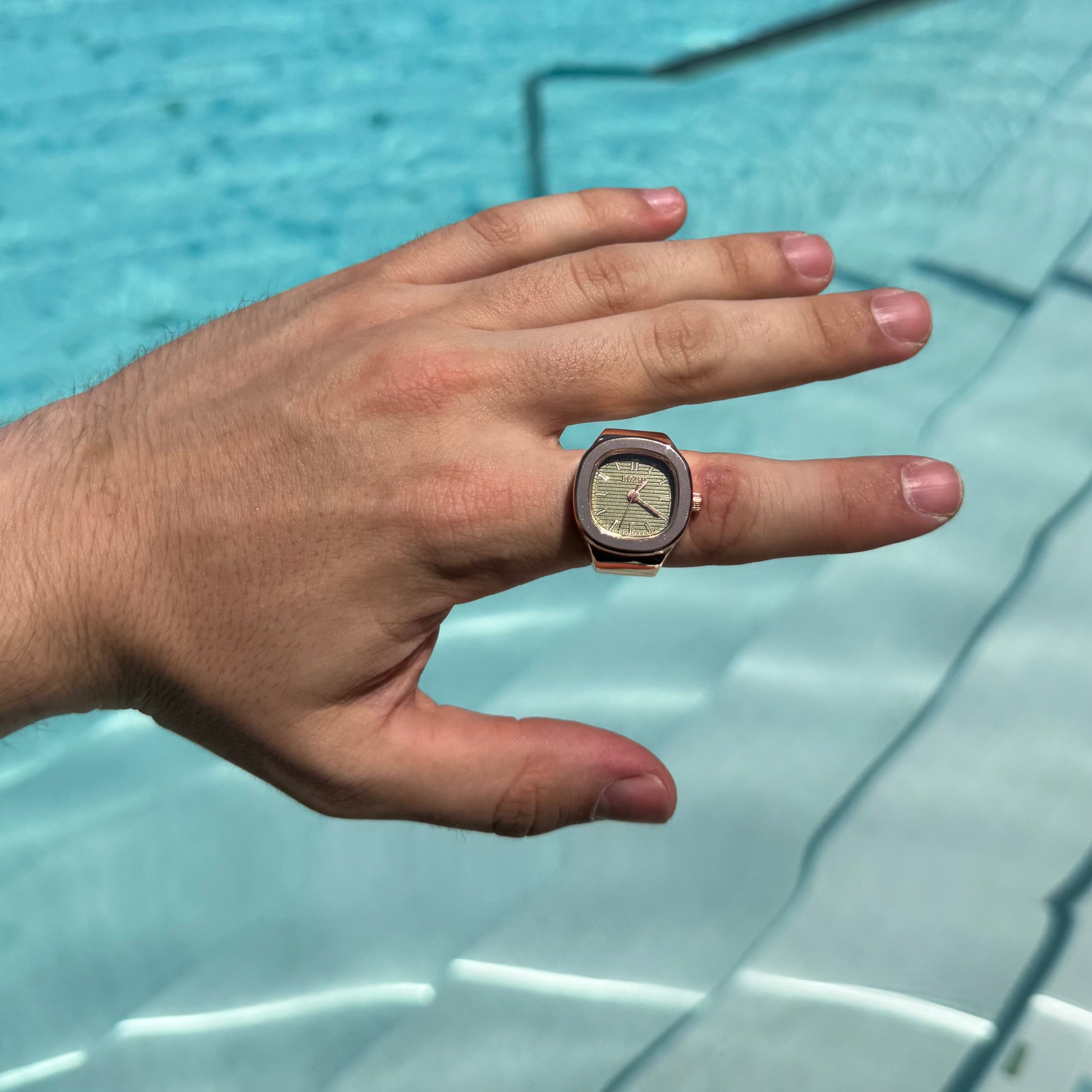 NAUTILUS RING | ROSE GREEN – Bozhirings