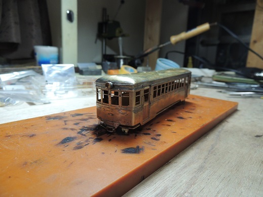 鉄道模型製作販売記 珊瑚模型=キハ40000=HO=16.5mm=真鍮製=製作②