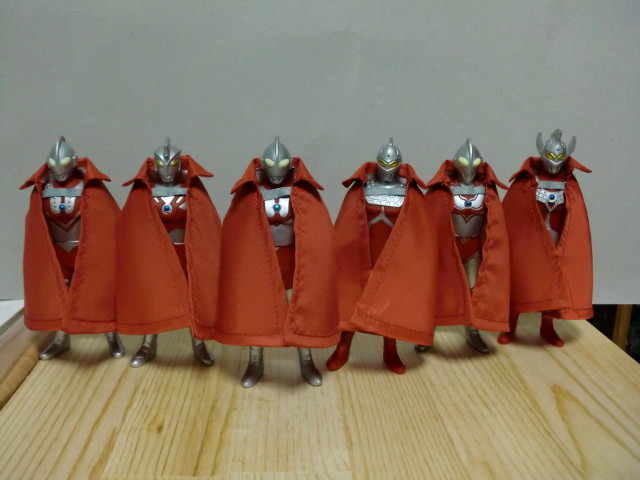 ウルトラ6兄弟セット ブラザーズマントバージョン その1 | ギガブログ