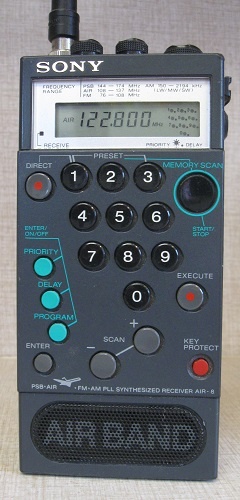 Vintage Audio: Sony AIR-7 Aviation Band Synthesized Receiver