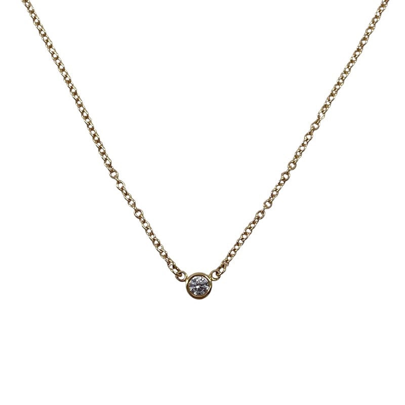 TIFFANY&Co.】ティファニー バイザヤード ネックレス K18イエロー