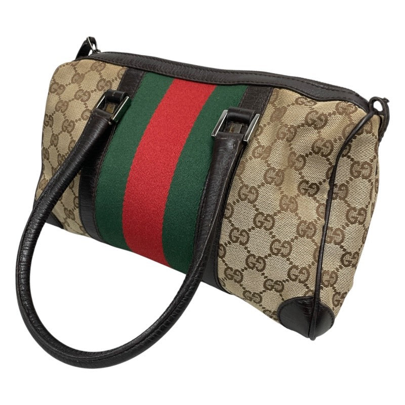 GUCCI】グッチ GGキャンバス シェリーライン 30458 ハンドバッグ