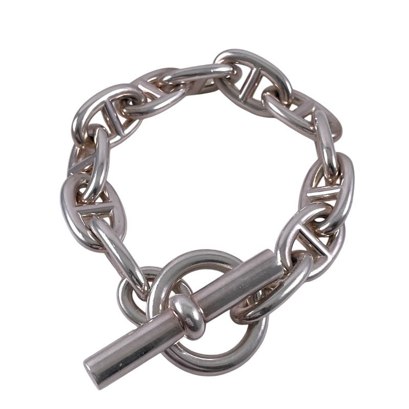 HERMES】エルメス シェーヌダンクルTGM ブレスレット シルバー925