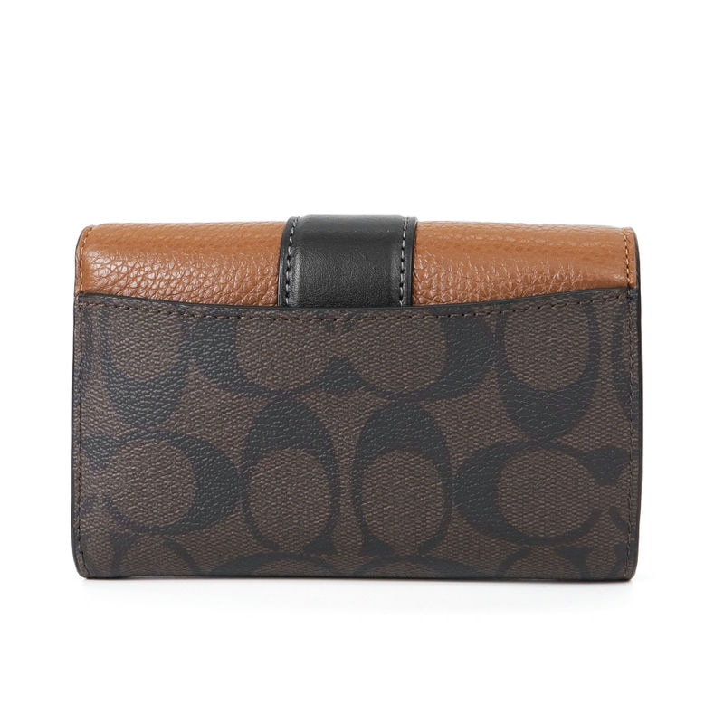 Brandol / COACH コーチ 折り財布 シグネチャー 馬車ロゴ ライト