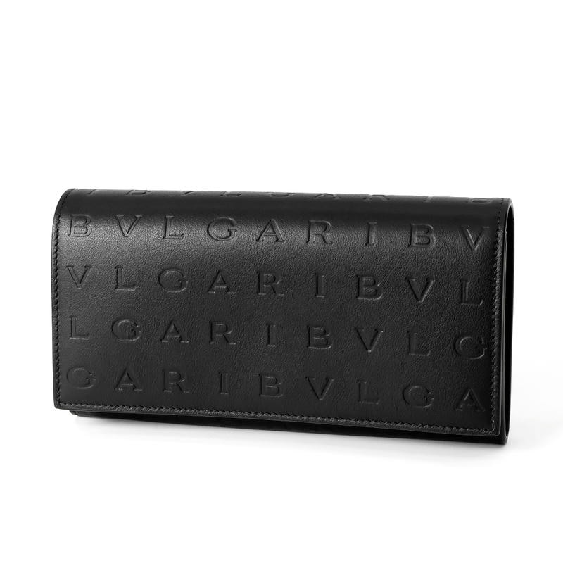 Brandol / BVLGARI ブルガリ 長財布 レザー ブラック 36966