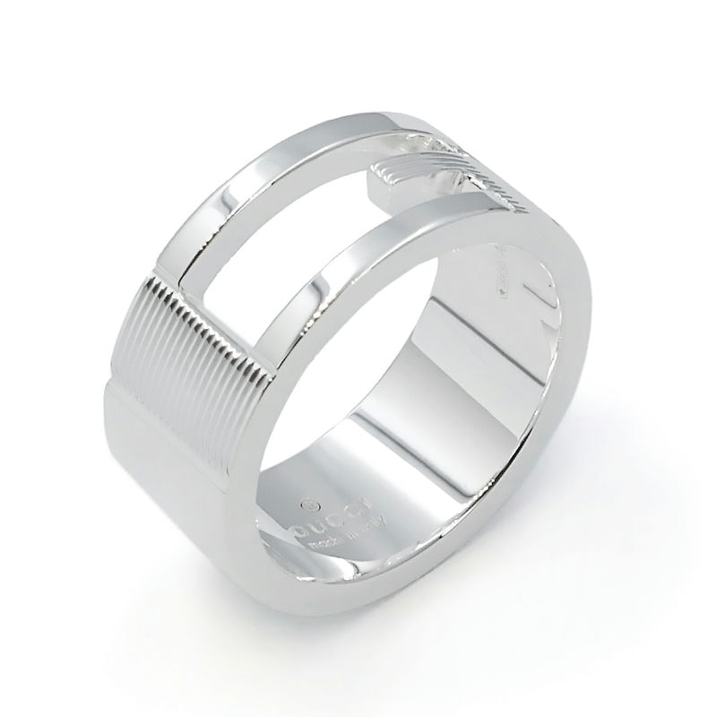 Brandol / GUCCI グッチ リング ブランデッド Gリング シルバー 25号