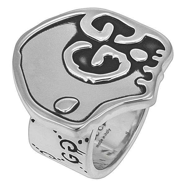 Brandol / GUCCI グッチ 指輪 グッチゴースト リング 16号 シルバー