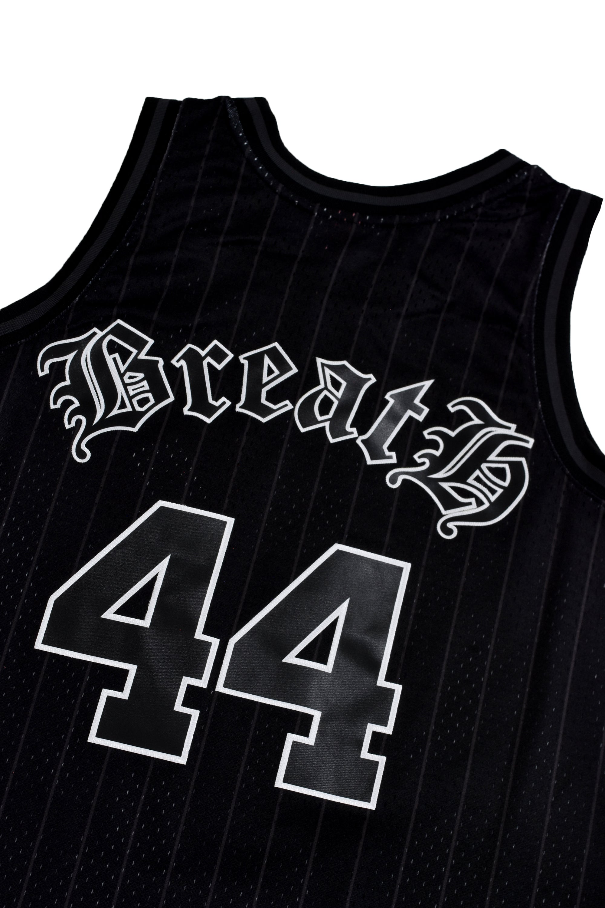 MITCHELL&NESS BB GAME JERSEY / BLACK – BREATH - Size Length Pit of