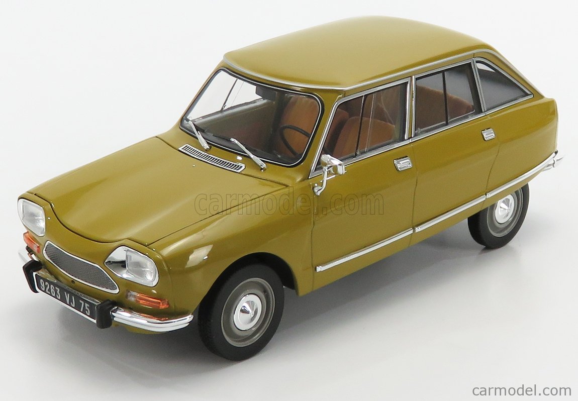 NOREV 181670 Scale 1/18 | CITROEN AMI 8 CLUB 1969 YELLOW GOLD