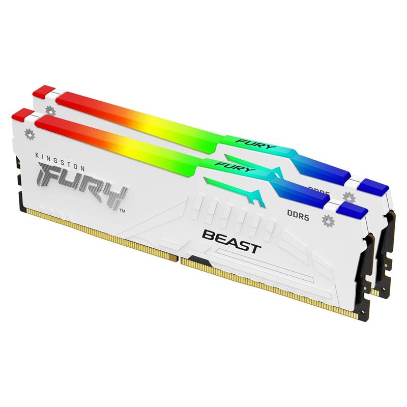 Kingston FURY Beast RGB 32GB (2x16GB) DDR5 6400MHz CL32 UDIMM