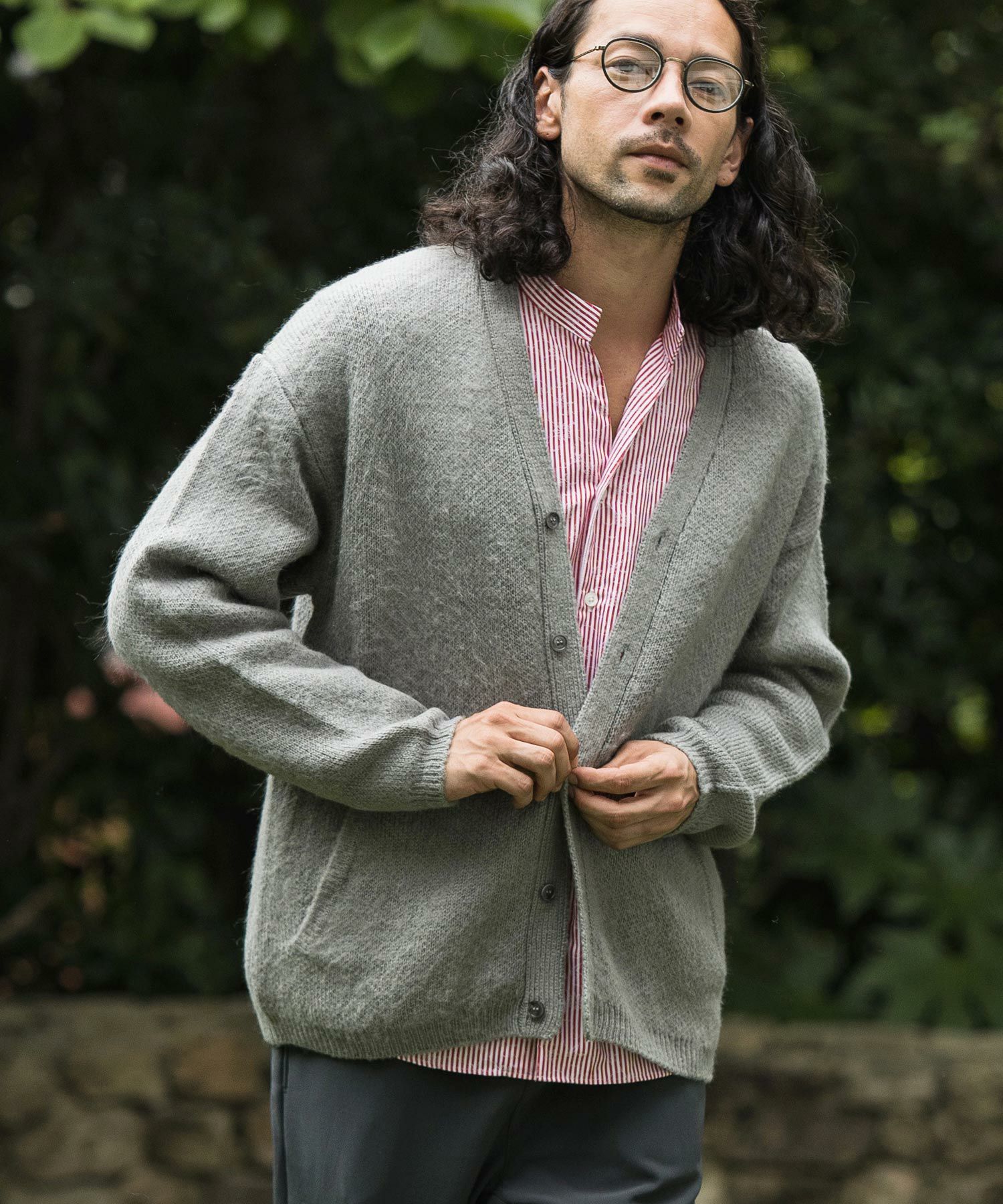 60%OFF【CAMBIO(カンビオ)】モヘア調シャギーカーディガン(CA03-35300