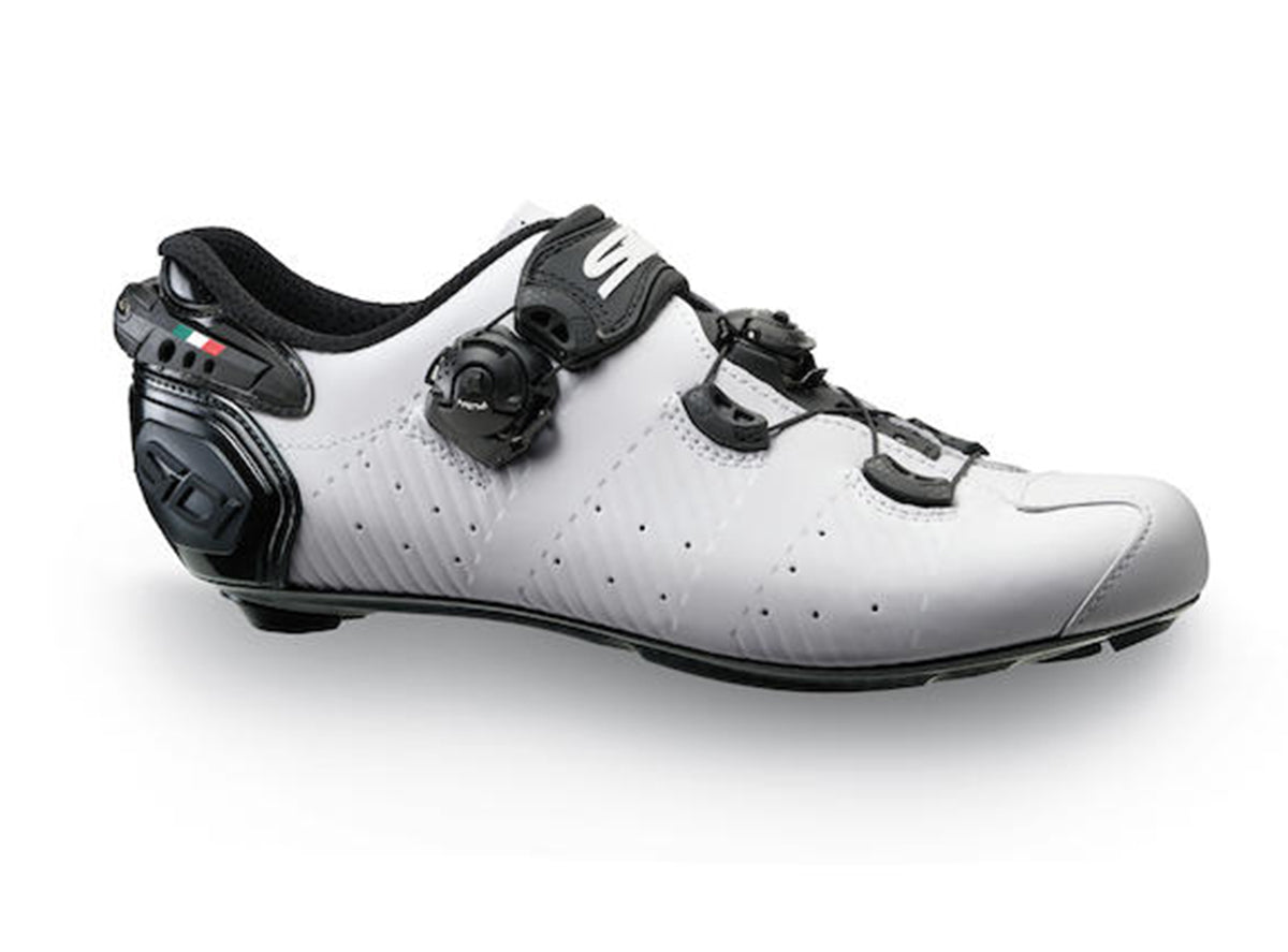 Sidi Wire 2S Road Shoe - White-Black – Cambria Bike