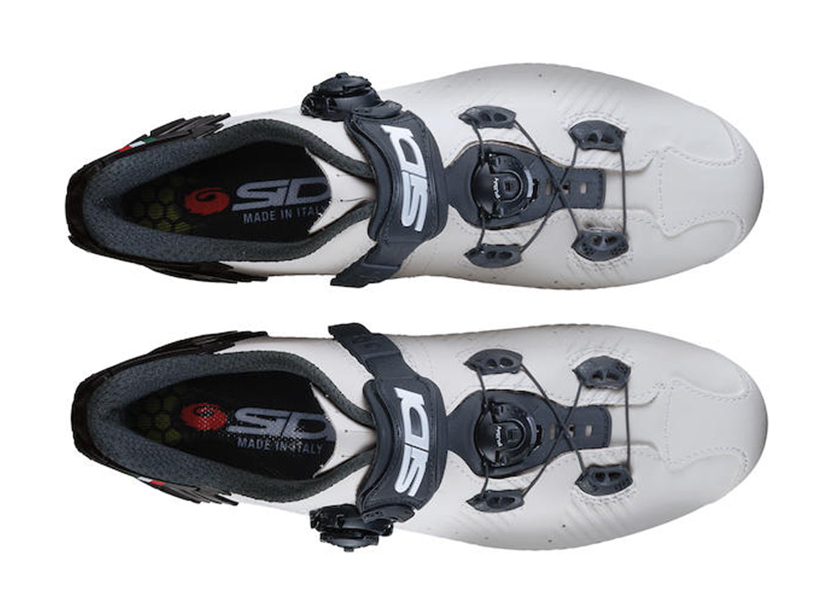 Sidi Wire 2S Road Shoe - White-Black – Cambria Bike