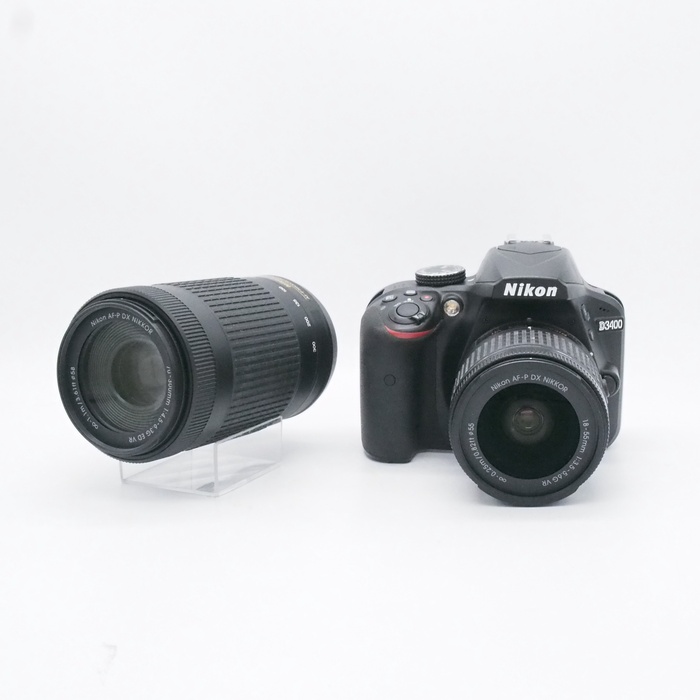 中古】(ニコン) Nikon D3400 ダブルズームキツト ブラツク｜ナニワ