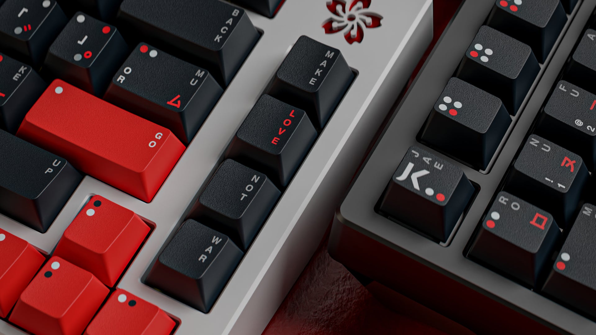 WS x Jaekeyed (赤灰色) Aka Haiiro Keycaps – CannonKeys