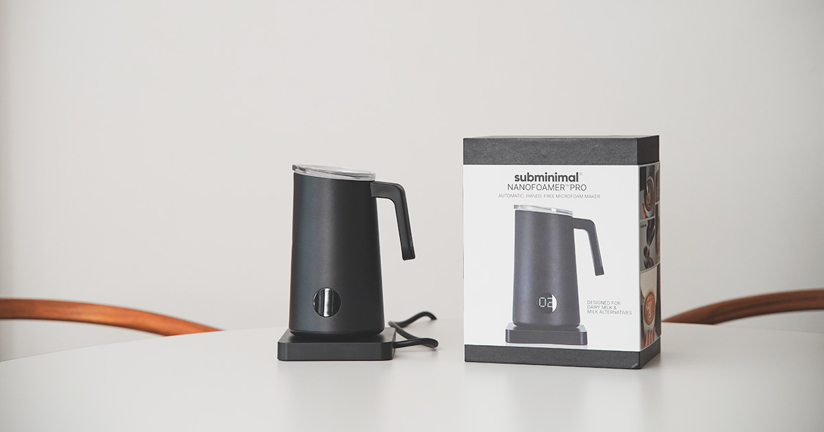 コーヒーメーカー・エスプレッソマシン Nano Foamer Pro これは魔法なのか！？「絶品つやとろミルク」の決定版、ナノフォーマー
