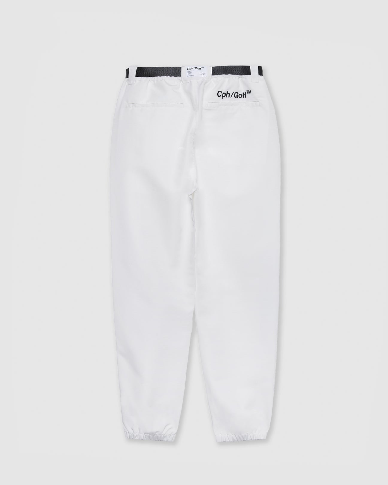ADJUSTABLE JOGGER PANTS - WHITE - – Cph/Golf™︎