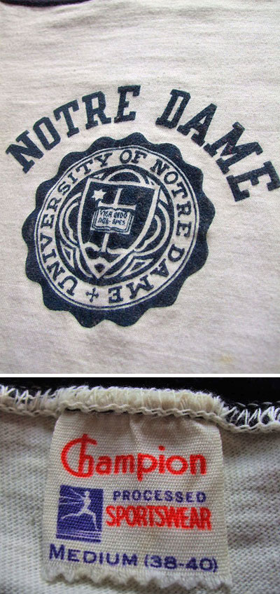 1950's “ チャンピオン ” ランナーズタグ （ ランタグ ） カレッジ T