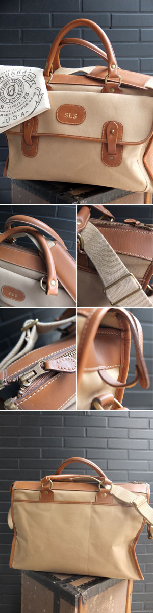 希少 80s GHURKA No.17 レザーバッグ MH刻印 ヴィンテージ 希少 80s