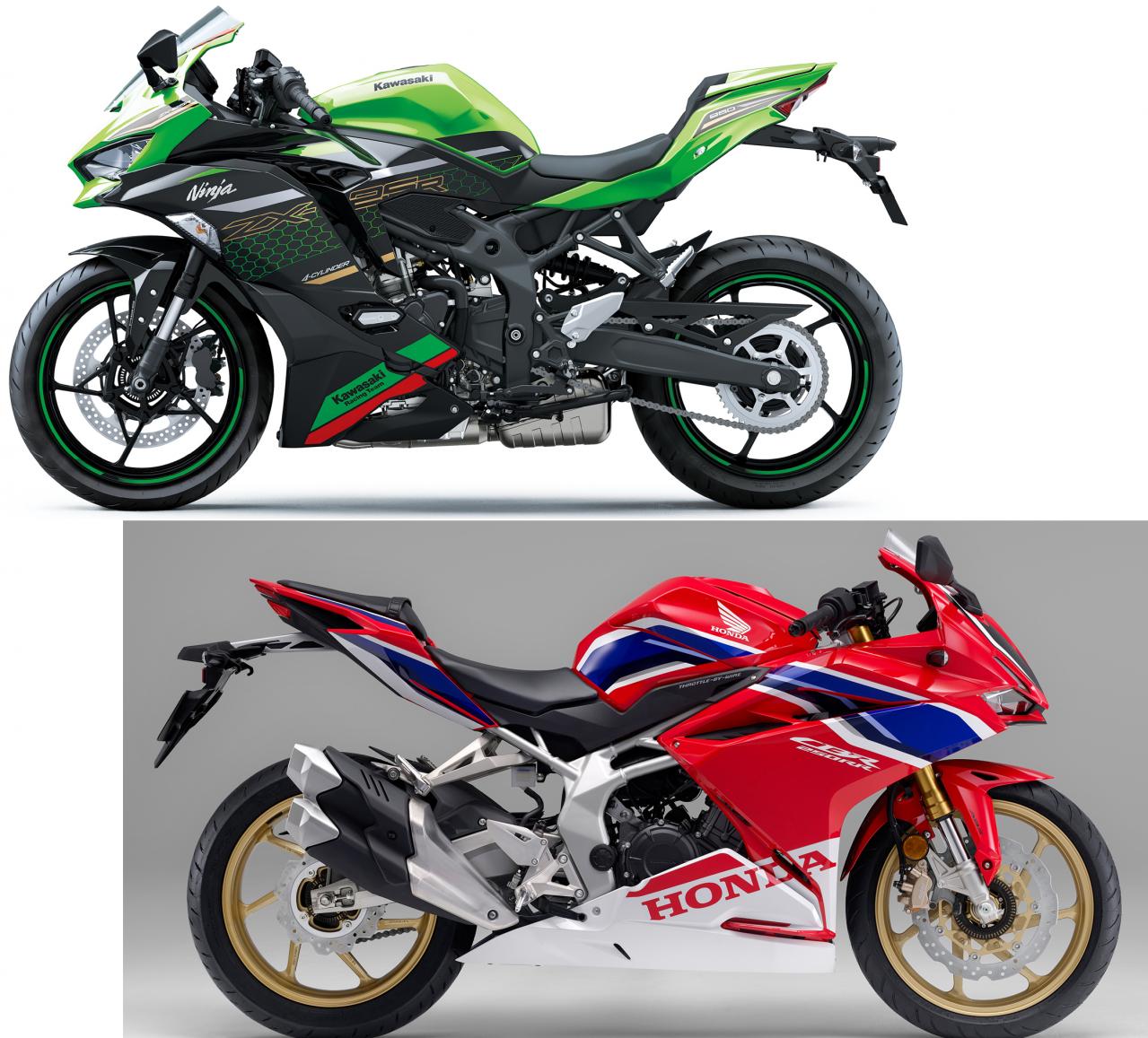 発売ほやほやの2台。Ninja ZX-25RとホンダCBR250RRを比べてみる。|4
