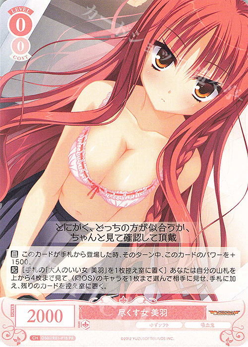 PR 尽くす女 美羽 販売 | ゆずソフト | ヴァイスシュヴァルツロゼ通販