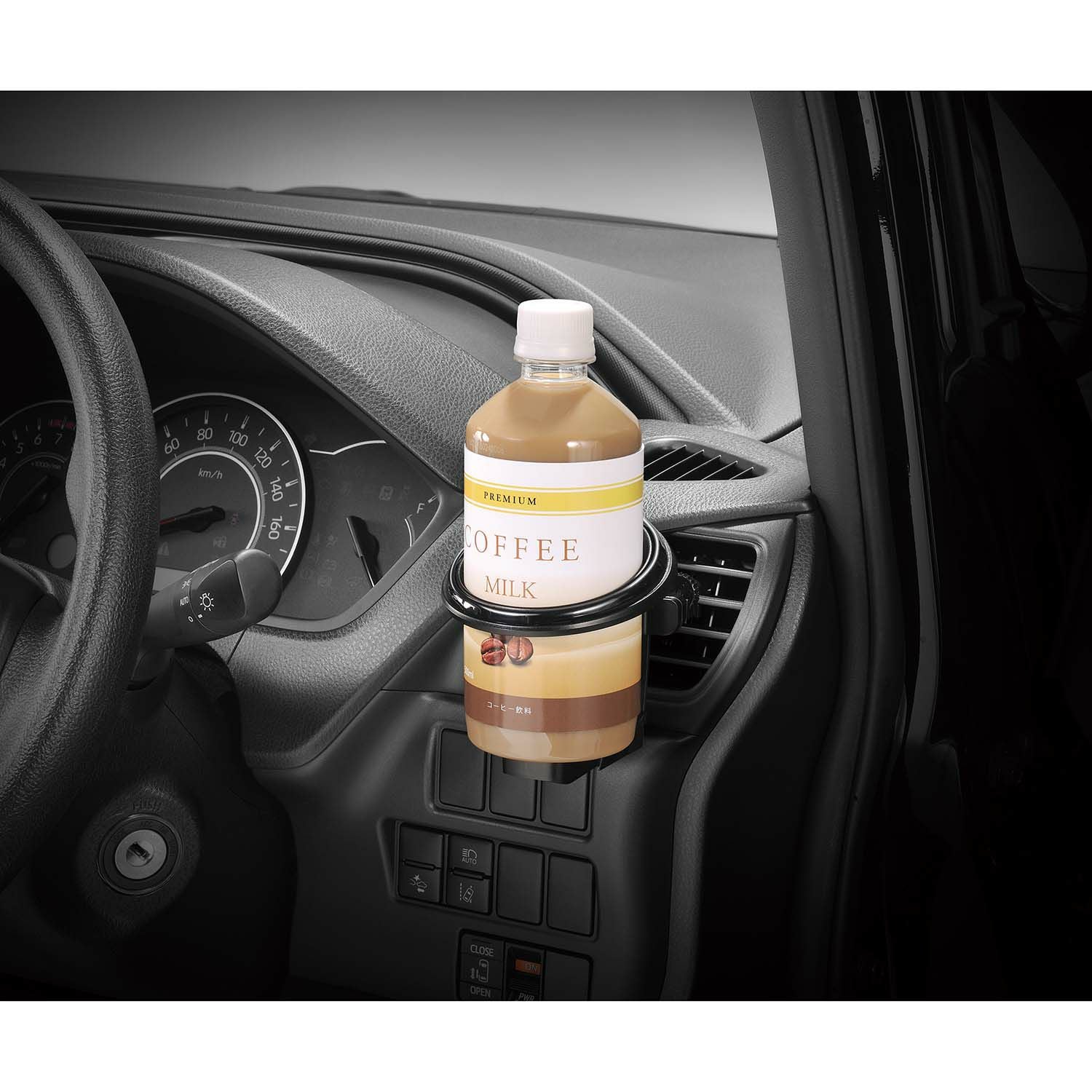 DZ531 ドリンクホルダー 折りたたみタイプSP ブラック | カーメイト