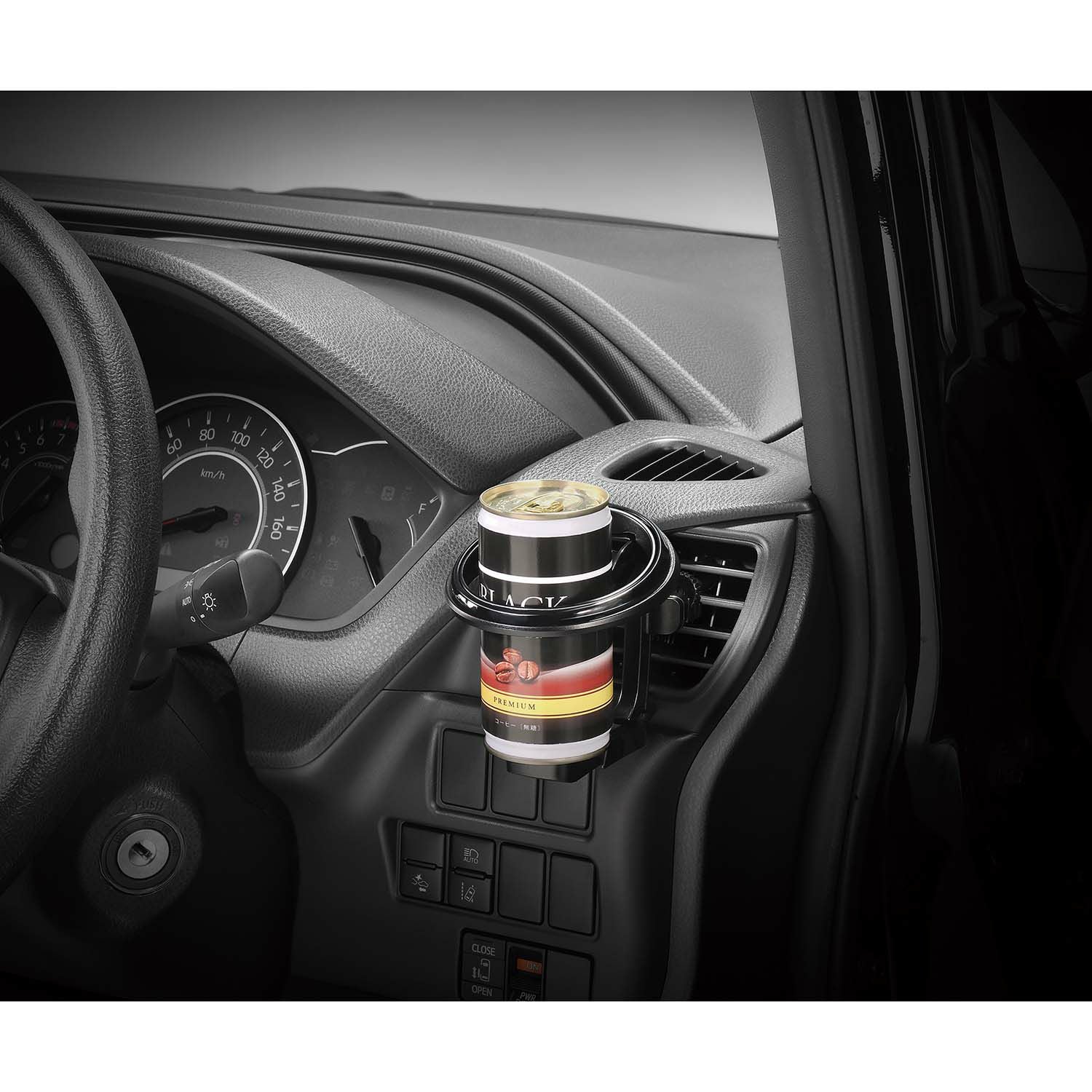 DZ531 ドリンクホルダー 折りたたみタイプSP ブラック | カーメイト