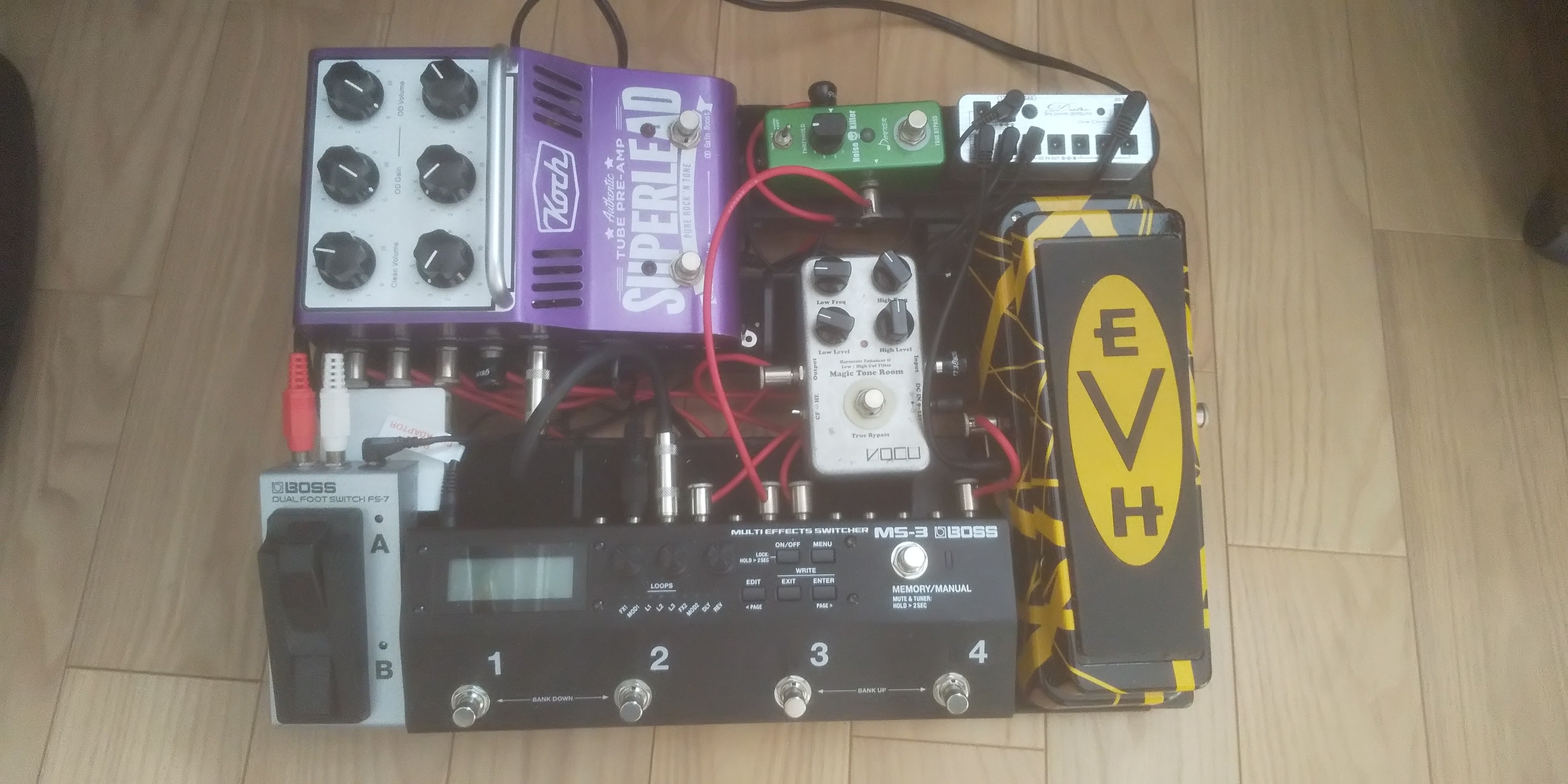 BOSS MS-3でエフェクトボード製作番外 FS-7 と EV-30 で思い切り勘違い