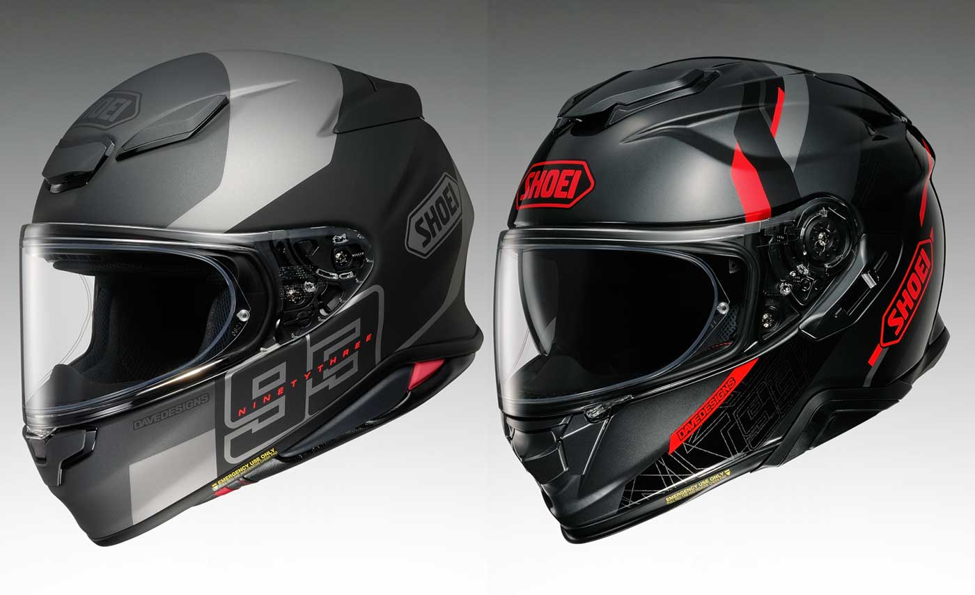 ショウエイ、マルク・マルケスのコラボヘルメット『MM93 COLLECTION