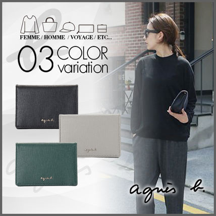 グレー（灰色）系 Agnes b(アニエスベー) パスケース(レディース
