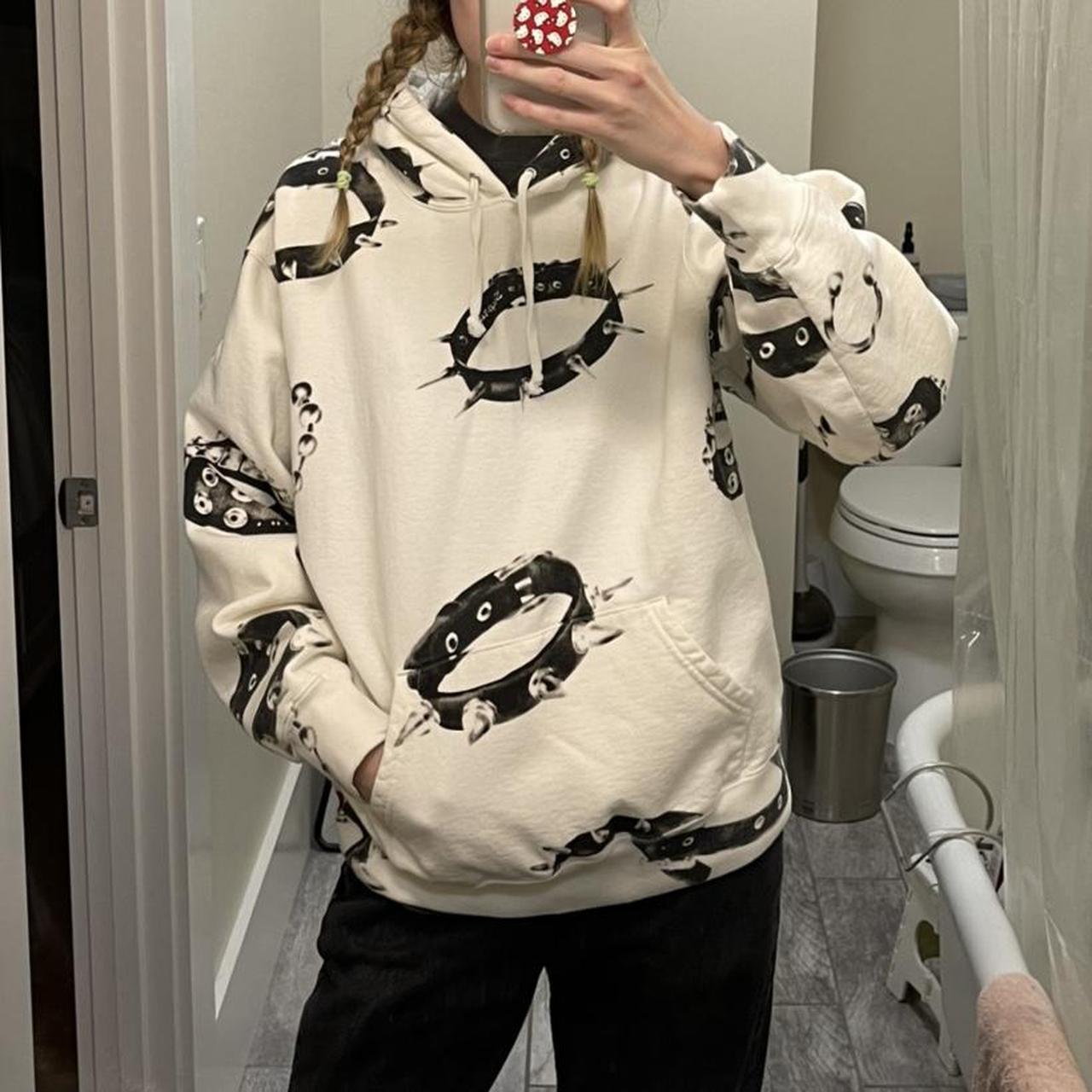 ☆キムタク着用モデル☆木村拓哉 首輪柄 フーディ FW2020 (Supreme