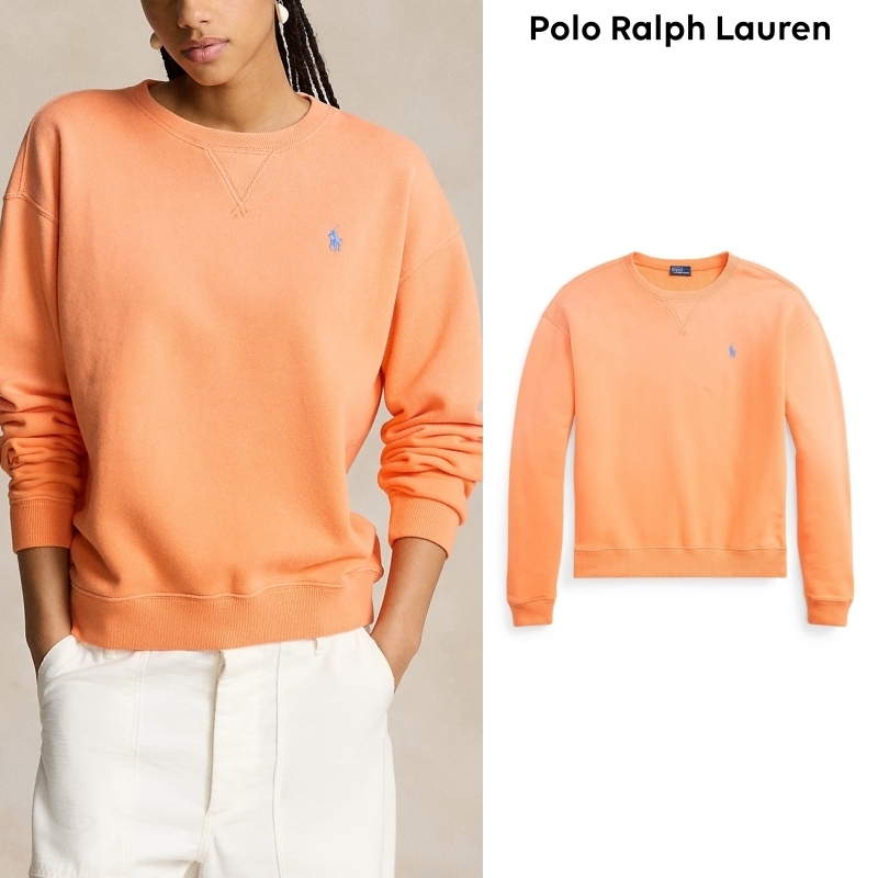 ラルフ ローレン] プルオーバー クルーネック オレンジ (POLO RALPH