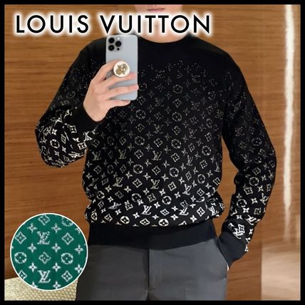 グリーン（緑）系 Louis Vuitton(ルイヴィトン) ニット・セーター