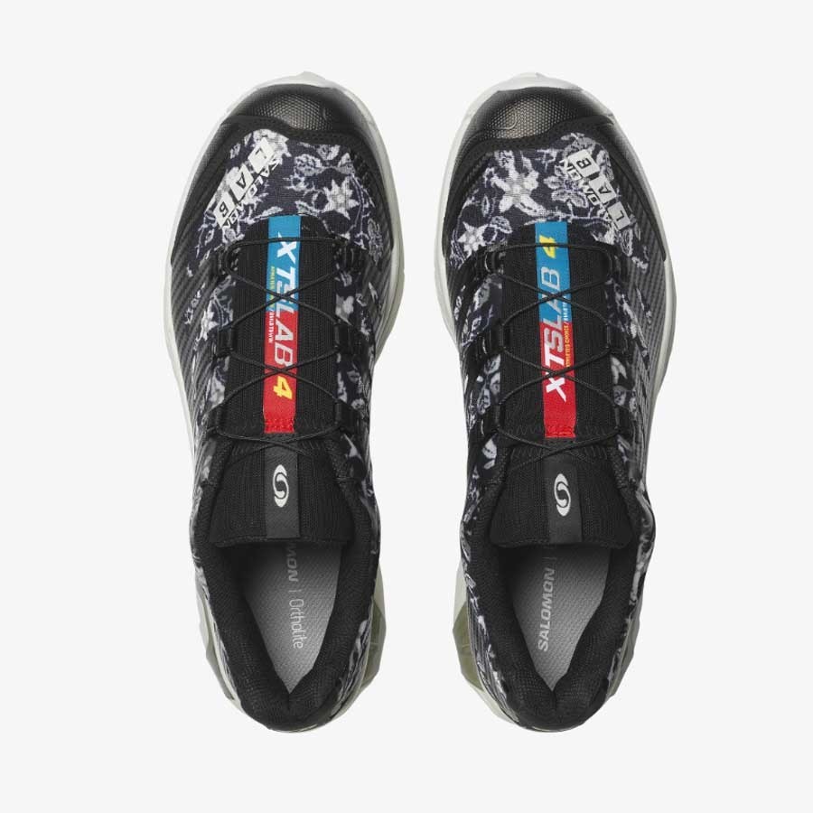 SALOMON☆XT-4 OG NEEDLEPOINT☆花柄☆兼用☆ブラック系 (Salomon