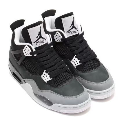NIKE】AIR JORDAN 4 RETRO BLACK/WHITE-ANTHRACITE 国内発送 (Nike