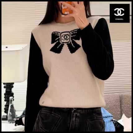 リボン L CHANEL(シャネル) ニット・セーター(レディース) - ブランド