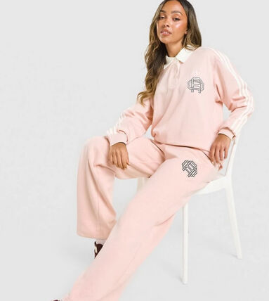 ピンク系 L adidas(アディダス) セットアップ(レディース) - ブランド