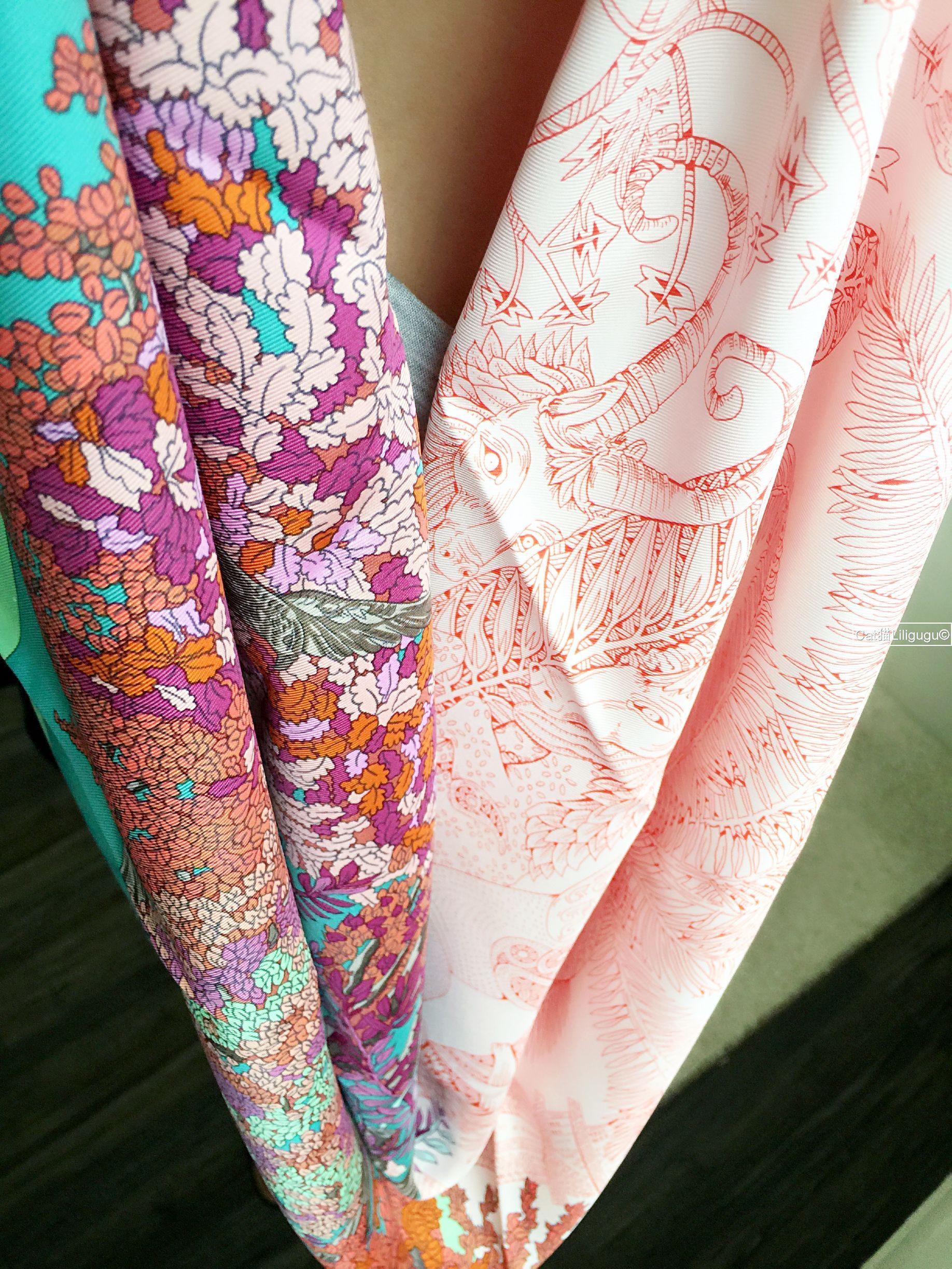 エルメス)カレ90《Les legendes de l'Arbre Coloriage木の伝説 (HERMES