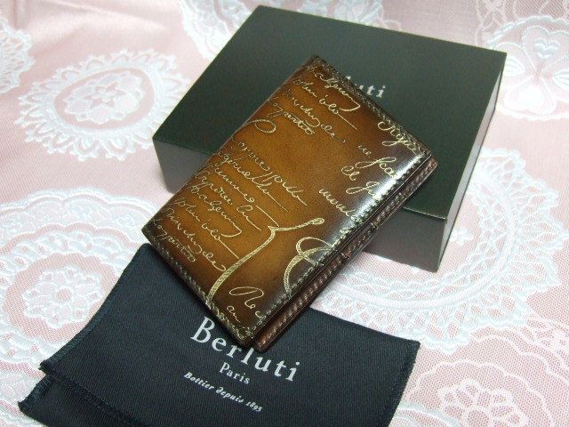 関税込◇限定ゴールドパティーヌ希少品!! ベルルッティ JAGUA