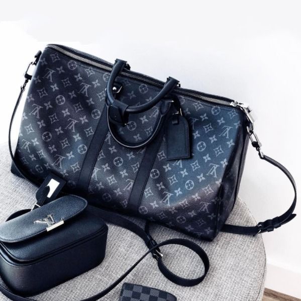 LV 17SS 新作 モダンなモノグラムエクリプス キーポル45ボストン