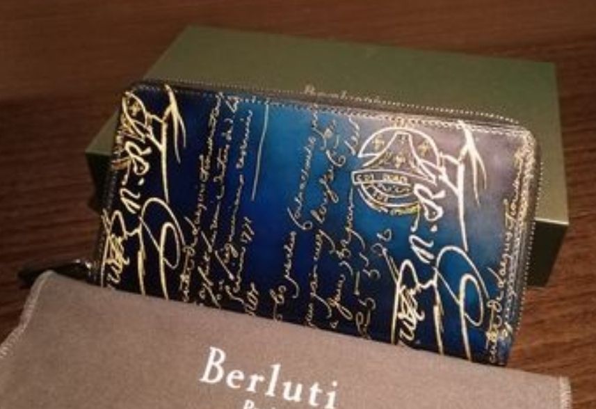 国内発送◇限定ゴールドパティーヌ希少品!! ベルルッティ ITAUBA