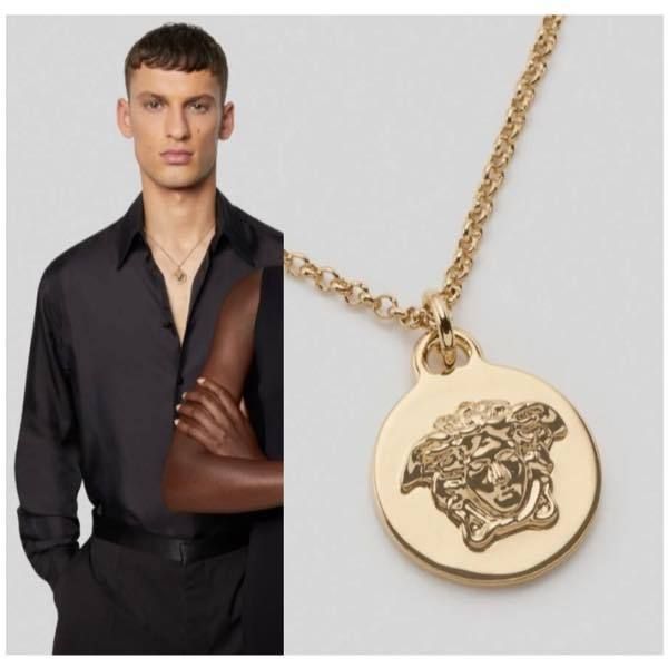 関税込】VERSACE ヴェルサーチ◇メデューサ メダル ネックレス