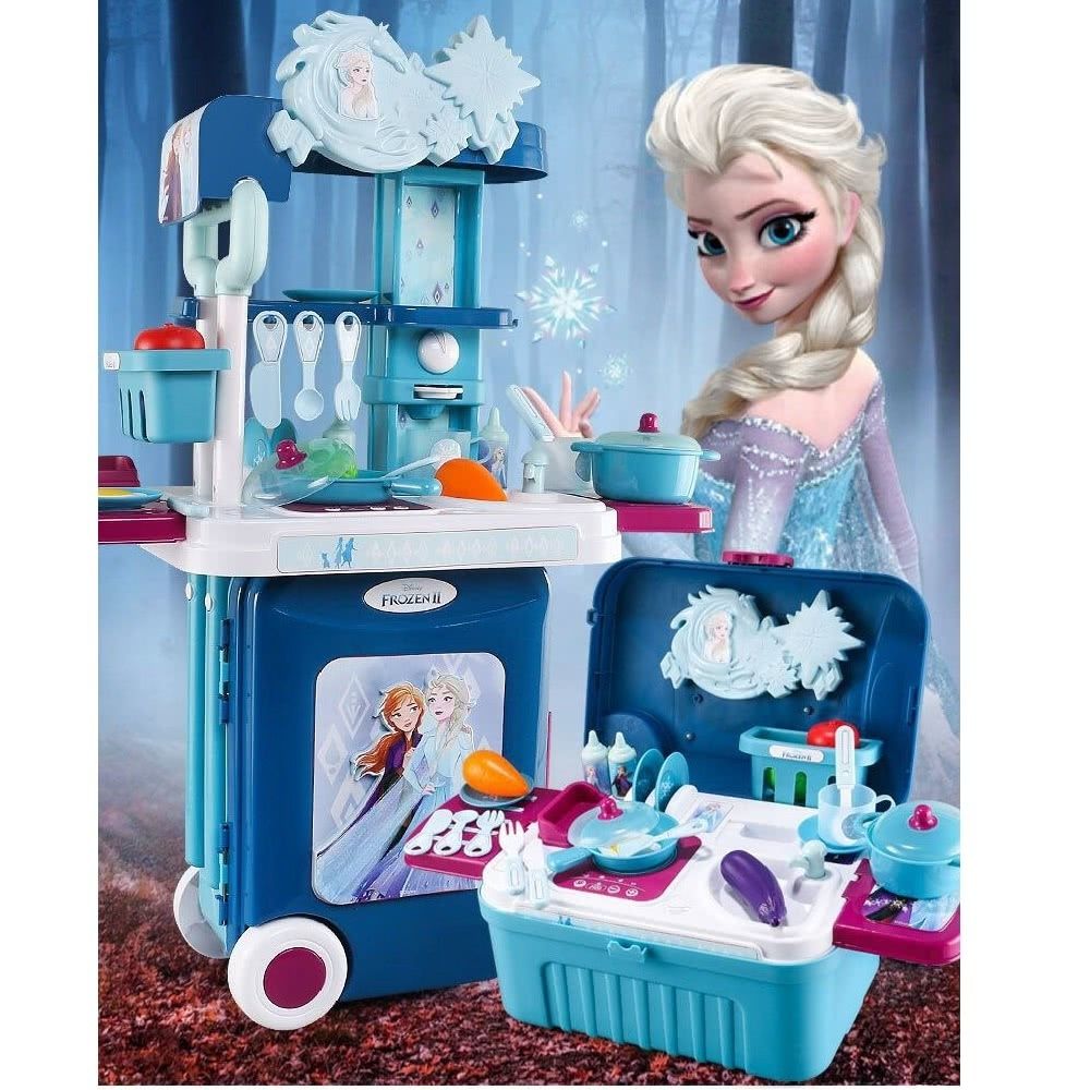 送料込】アナと雪の女王2 キッチン キャリーケース (Disney/おままごと