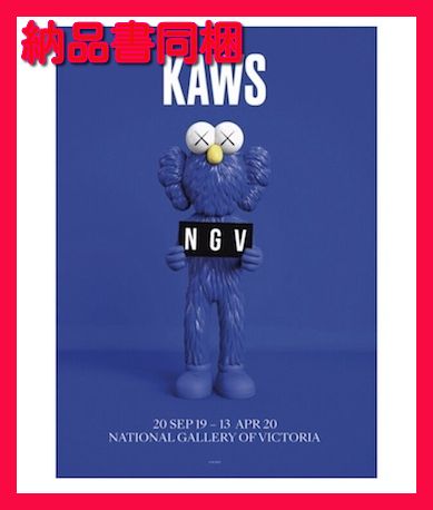 KAWS POSTER カウズ ポスター NGV 20 SEP 9-13 APR20 (KAWS/ポスター
