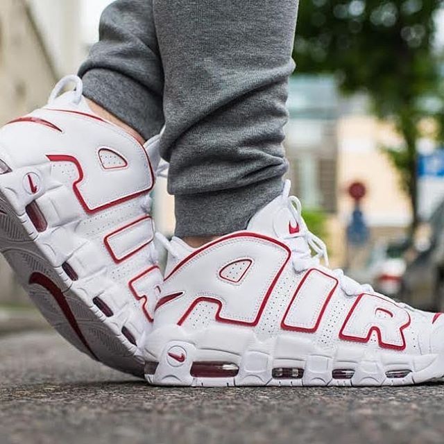 NIKE Air More Uptempo Varsity Red Outline ナイキ モアテン (Nike